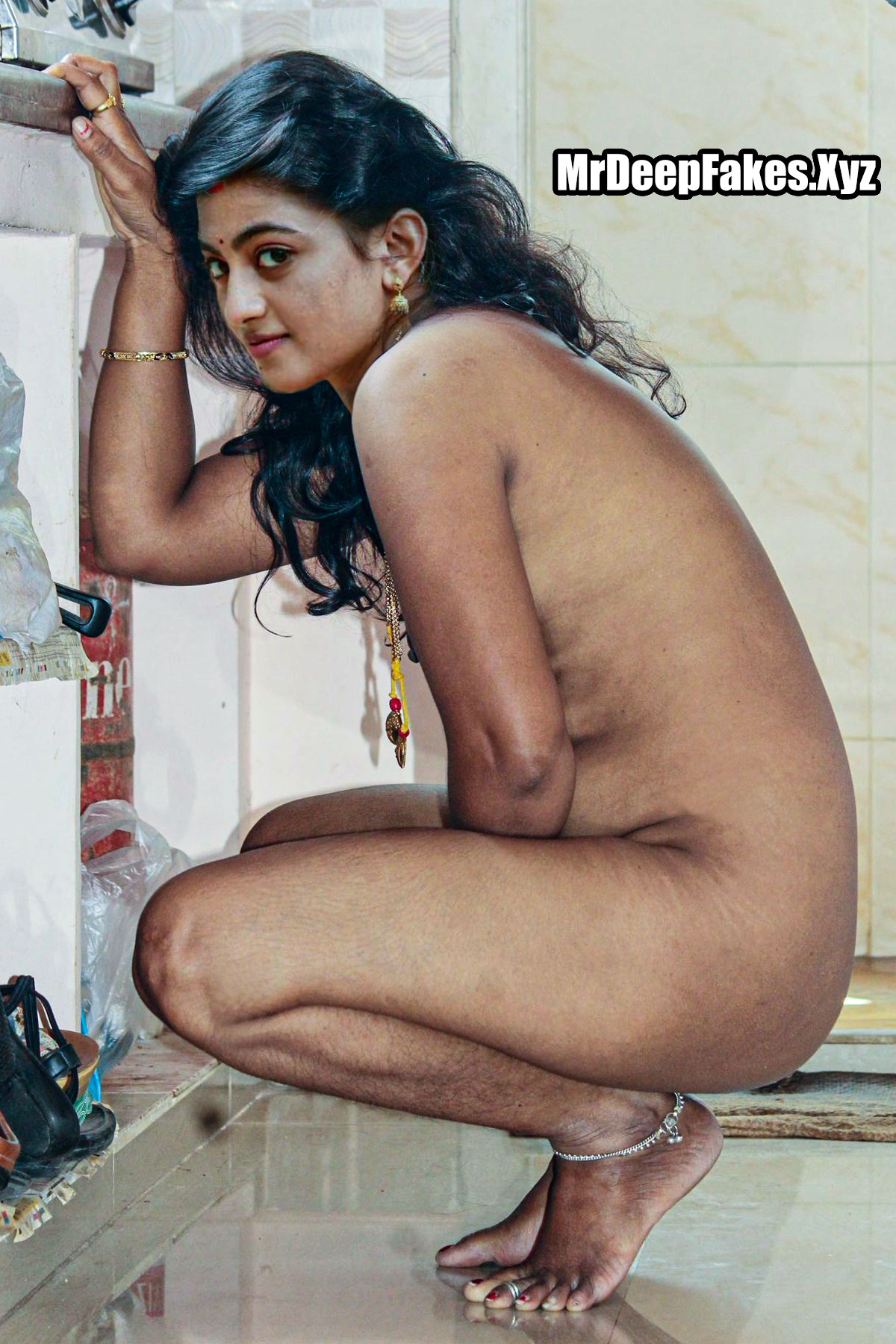 Cute naked actress Anandhi body without dress leaked