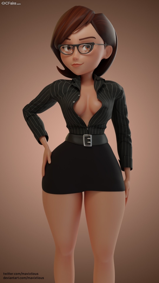 The Incredibles Facebook profile picture Boobs New Cleavage Sim Swap Images, MrDeepFakes